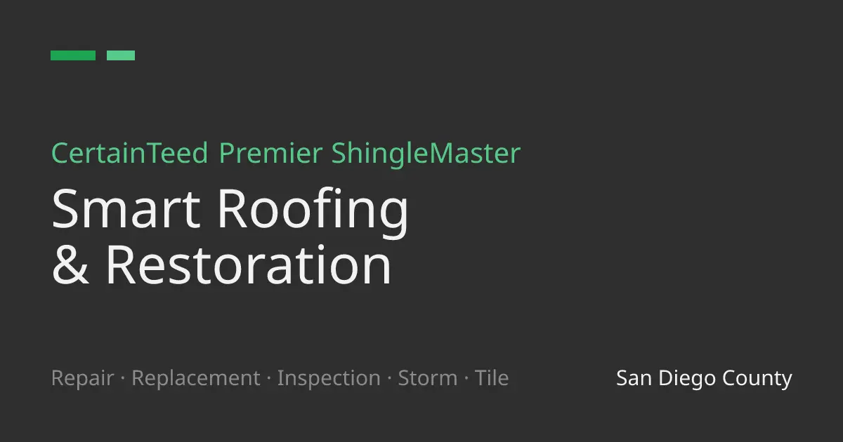 Smart Roofing & Restoration